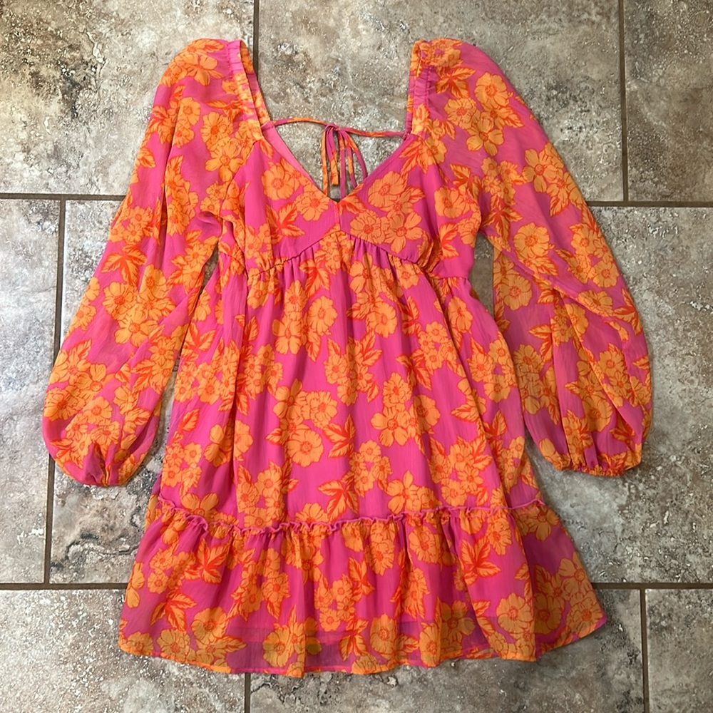 Long sleeve sun dress